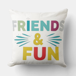 Coussin Rires garanties - Multicolor "Friends & Fun"