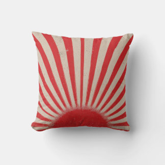 Coussin Rising Sun Background – Retro Vintage Rays