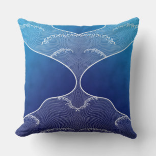 Coussin rivière bleue