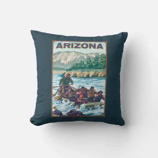 Coussin Rivière RaftingArizona (Recto)