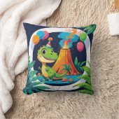 Coussin Roarsome Dino Throw Pillow (Couverture)