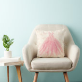 Coussin Robe Papillon Danse Peach Sparkle (Chaise)