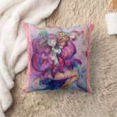 Coussin ROBE ROSE MUSICALE AVEC Baby shower OWL (Couverture)