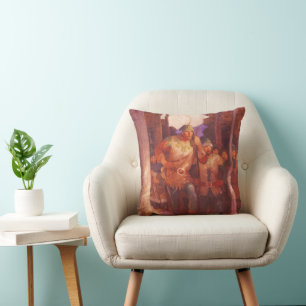 Coussin Robin Hood et ses joyeux hommes de NC Wyeth