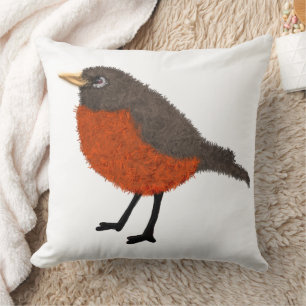 Coussin Robin mignon moderne Jeu d'oreiller