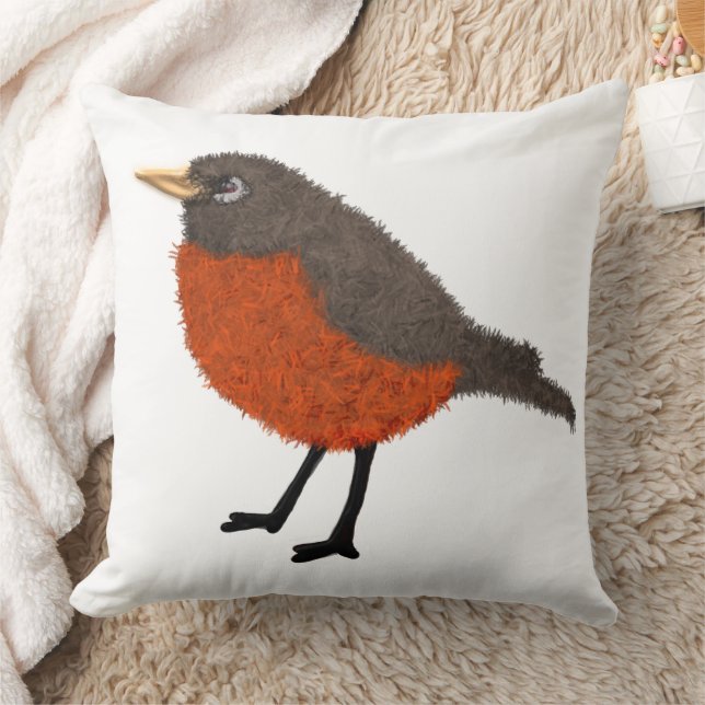 Coussin Robin mignon moderne Jeu d'oreiller (Couverture)