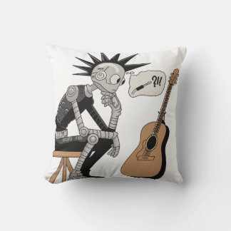 Coussin Robot de musique confus