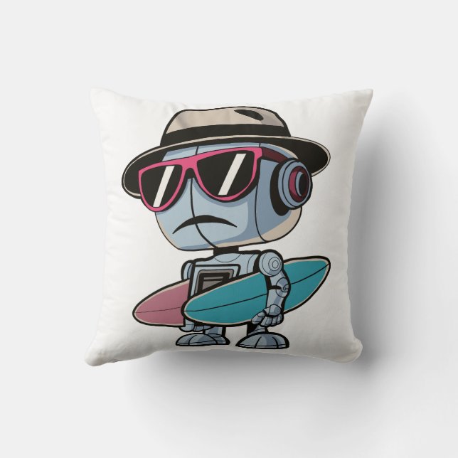 Coussin Robot de surf (Verso)