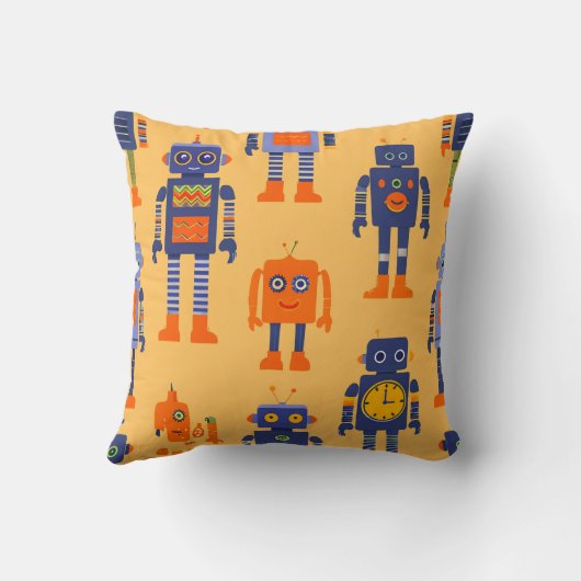 Coussin Robot unique et amusant (Verso)