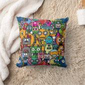 Coussin 🤖 robots colorés (Couverture)