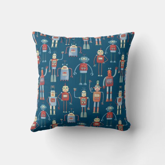 Coussin Robots mignons (Verso)