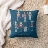 Coussin Robots mignons Personnalisés (Couverture)