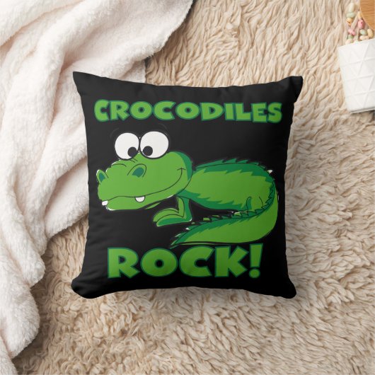 Coussin Roche de crocodiles (Couverture)