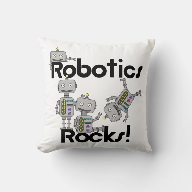 Coussin Roches de robotique (Recto)