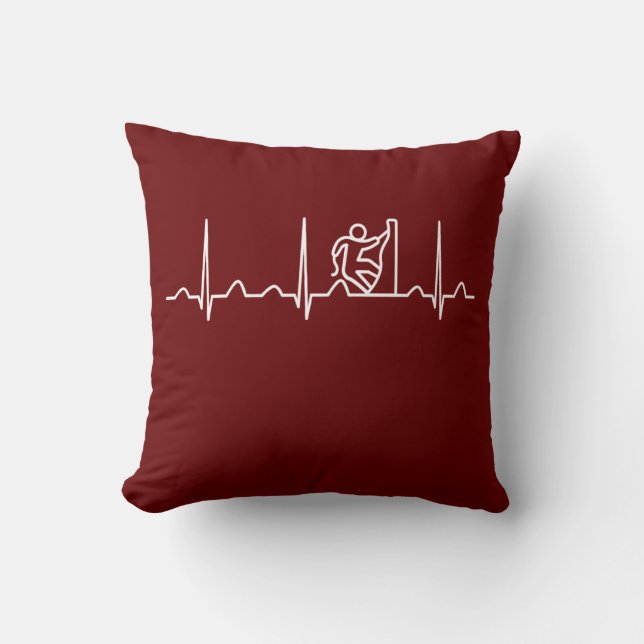 Coussin Rock Escalade Heartbeat (Recto)