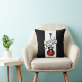 Coussin Rocker Guitar Né à Rock et Roll Music Jeter Pi (Chaise)