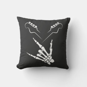 Coussin Rocker Skeleton Rocher à la main