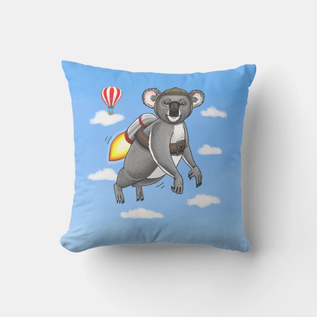 Coussin Rocket Koala Bear (Recto)