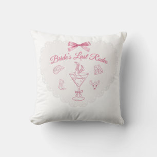 Coussin "Rodéo Dernier" Bride Tribe Western Bachelorette