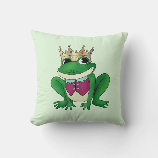 Coussin Roi de grenouille (Recto)