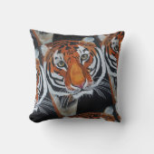 Coussin Roi de la Jungle Peinture d'Alfred Fox (Recto)