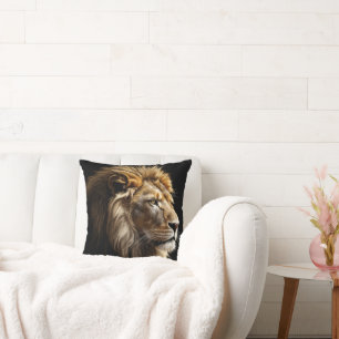 Coussin Roi de la Savannah Glossy