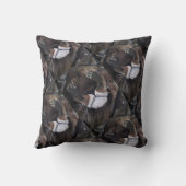 Coussin Roi des bêtes Peinture d'Alfred Fox (Verso)