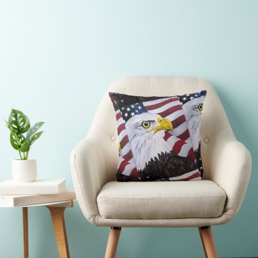 Coussin Roi des Cieux Peinture d'Alfred Fox (Chaise)