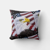Coussin Roi des Cieux Peinture d'Alfred Fox (Recto)