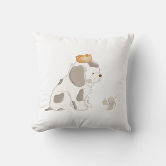 Coussin Roi des friandises (Recto)