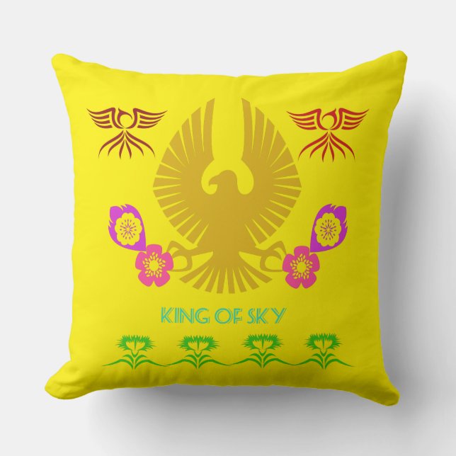 Coussin roi du ciel (Recto)