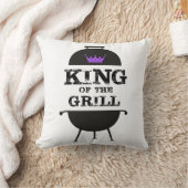 Coussin Roi Du Grill, Couronne Violette Noire (Couverture)