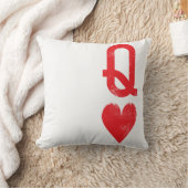 Coussin Roi et reine des couples de cartes de jeu de (Couverture)