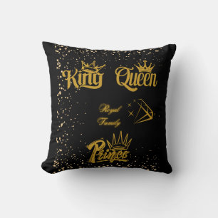 Coussin Roi, Reine, Princesse et Prince