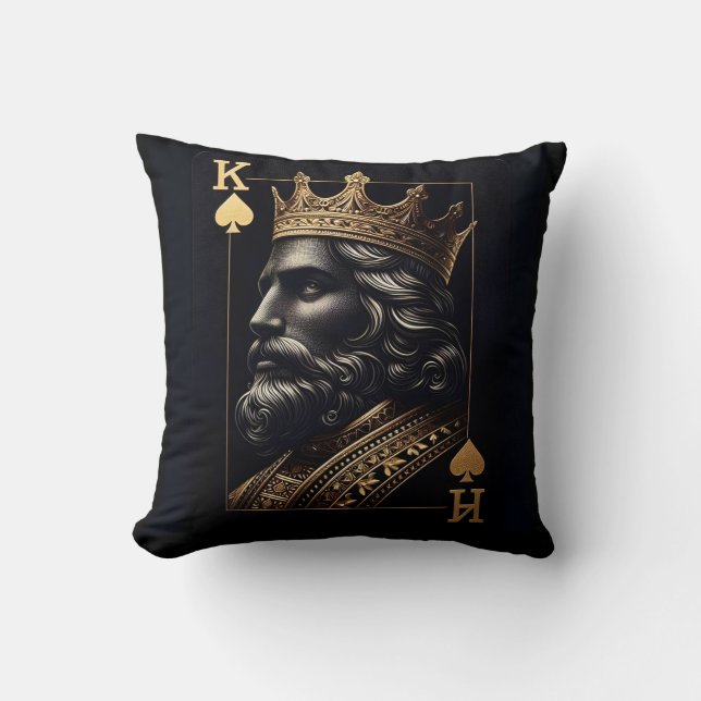 Coussin Roi royal des pique (Recto)