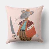 Coussin Roi Souris Casse-Noisette rose (Verso)