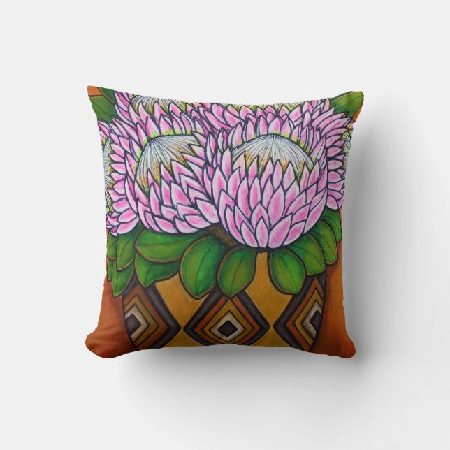 Coussin Rois de l'oreiller à lancer du polyester du Cap 16 (Recto)
