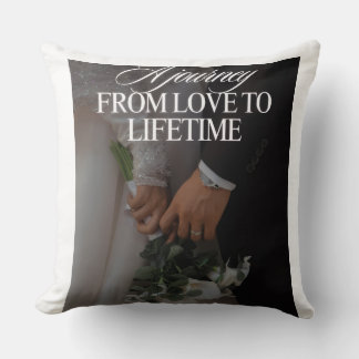 Coussin  Romantic Anniversary Gift Cushion - Elegant Coupl