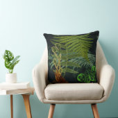 Coussin Romantic Fern, Forest Scene Pillow (Chaise)