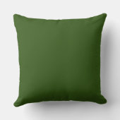 Coussin Romantic Fern, Forest Scene Pillow (Verso)