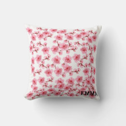 Coussin Romantic pink Cherry blosson