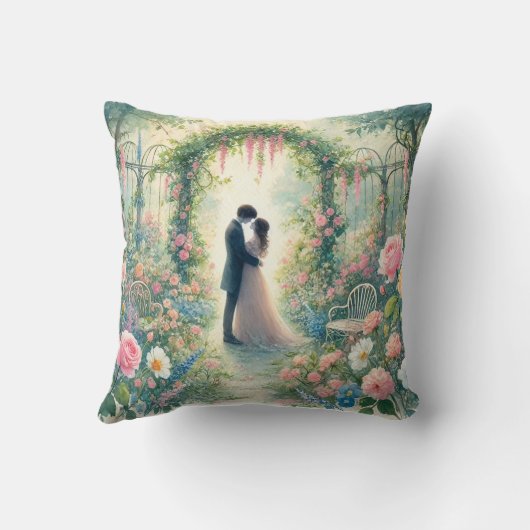 Coussin Romantic Wedding pastell (Verso)