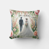 Coussin Romantic Wedding pastell (Recto)