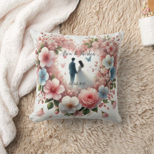 Coussin Romantic Wedding pastell n° 4 (Couverture)