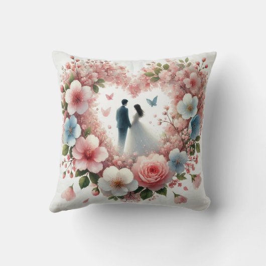 Coussin Romantic Wedding pastell n° 4 (Verso)