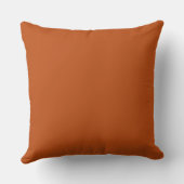 Coussin Romantique Burnt Orange Shabby Chic M. Mme Mariage (Verso)