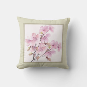 Coussin - romantique florale, fleur, fleurs de she