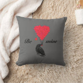 Coussin Romantique gothique corneille valentines amour coe (Couverture)