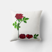 Coussin Romantique L O V E - Carré Rose Jeu d'oreiller (Verso)