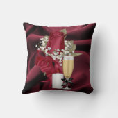 Coussin Romantique/Mariage /Keepsaké Double face Américain (Verso)